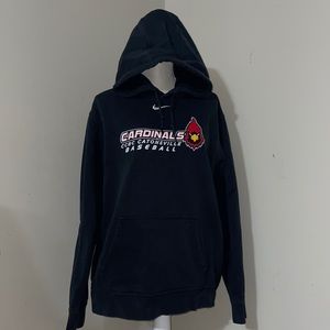 Nike Men's Black Louisville Cardinals Hoodie